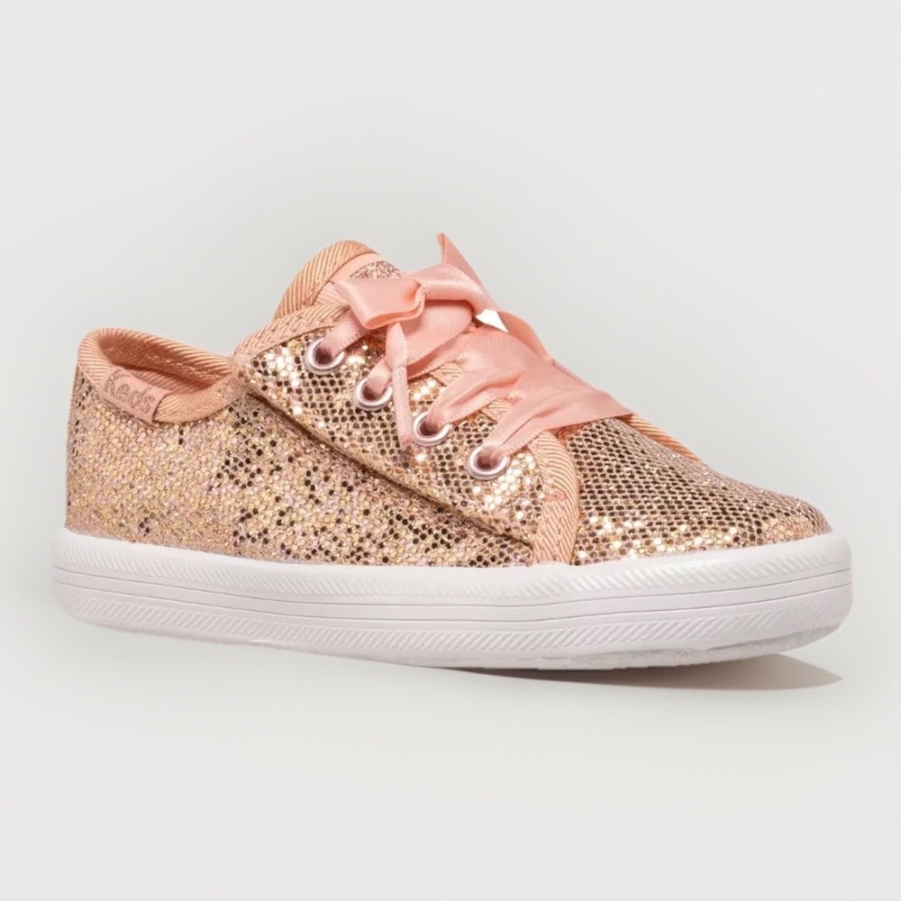 Keds Kids‎ Kickstart JR Celebrations Sneaker, Rose Gold, 4 US Unisex Little Kid